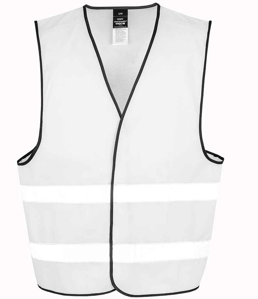 Result Core Enhanced Vis Vest – Reliable Hi-Vis Safety Wear White 2X3X