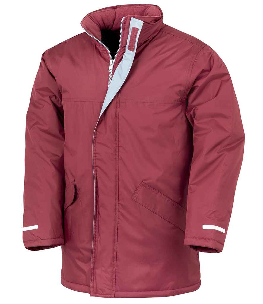 Result Core Winter Parka Jacket - Durable Waterproof Schoolwear Burgundy 3XL