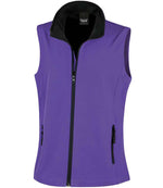 Ladies Soft Shell Bodywarmer - Result Core Ladies Printable Soft Shell Bodywarmer