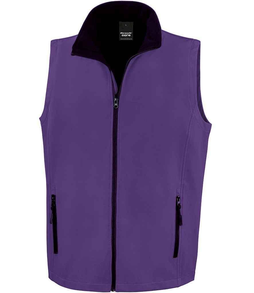 Result Core Printable Soft Shell Bodywarmer for Custom Branding in Ireland