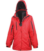 Ladies 3-in-1 Soft Shell Jacket - Result Ladies Journey 3-in-1 Jacket with Soft Shell Inner