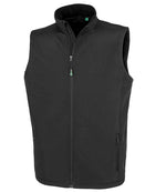 Result Recycled Printable Soft Shell Bodywarmer for Bulk Orders in Ireland Black 3XL
