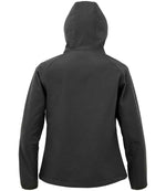 Recycled Ladies Soft Shell Jacket - Result Recycled Ladies Three Layer Printable Hooded Soft Shell Jacket