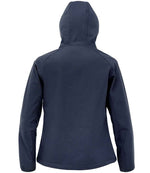 Recycled Ladies Soft Shell Jacket - Result Recycled Ladies Three Layer Printable Hooded Soft Shell Jacket