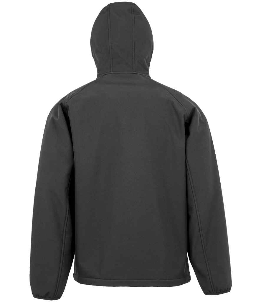 Result Recycled Soft Shell Jacket - Result Recycled Three Layer Printable Hooded Soft Shell Jacket
