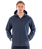 Result Recycled Soft Shell Jacket - Result Recycled Three Layer Printable Hooded Soft Shell Jacket