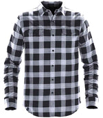 Stormtech Logan Snap Front Shirt – Durable and Stylish Unisex Shirt Titanium Plaid 5XL