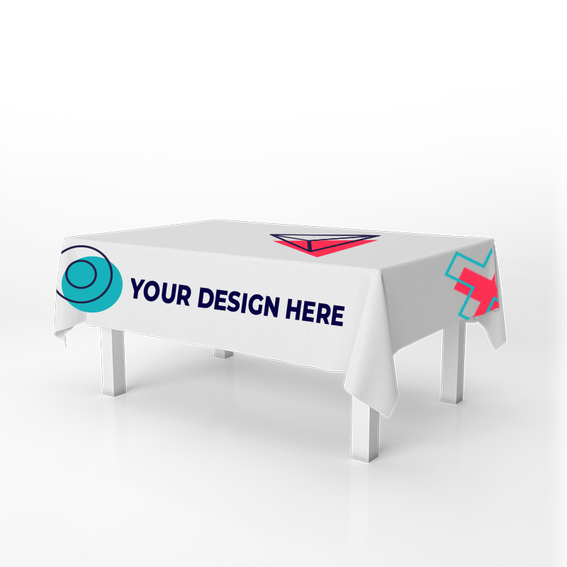 Custom Promotional Tablecloth for Businesses and Events | Fou Tees Ireland