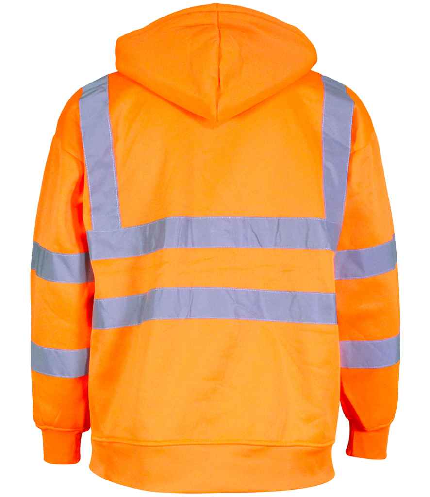 Warrior Hi-Vis Pull On Hoodie for Safety and Visibility