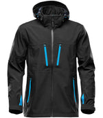 Stormtech Patrol Hooded Soft Shell Jacket – Durable Waterproof Outerwear for Irish Businesses Black/Electric Blue 3XL