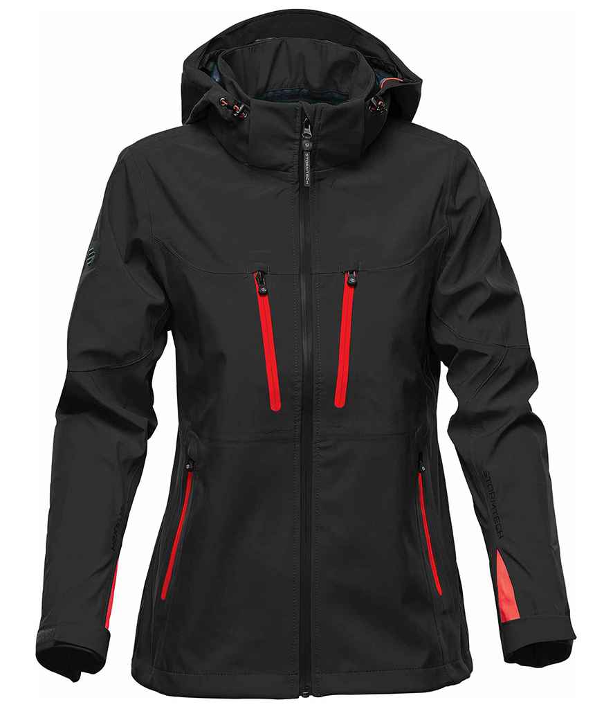 Stormtech Ladies Matrix System 3-in-1 Jacket – Durable Waterproof Outerwear Black/Bright Red XXL