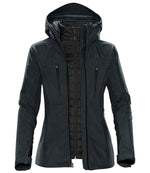 Stormtech Ladies Matrix System 3-in-1 Jacket – Durable Waterproof Outerwear Charcoal Twill/Black XXL