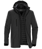 Stormtech Matrix System 3-in-1 Jacket – Durable Waterproof Outerwear Charcoal Twill/Black 3XL