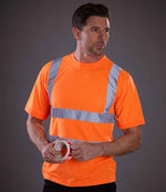 Yoko Hi-Vis Short Sleeve T-Shirt for Safety and Visibility