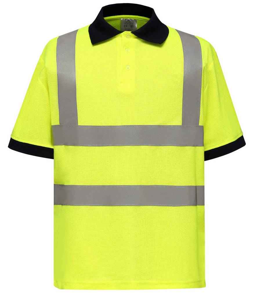 Yoko Hi-Vis Polo Shirt – High Visibility Safety Wear for Irish Businesses Yellow 6XL