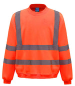 Yoko Hi-Vis Sweatshirt – High Visibility Safety Wear for Irish Businesses Orange 3XL