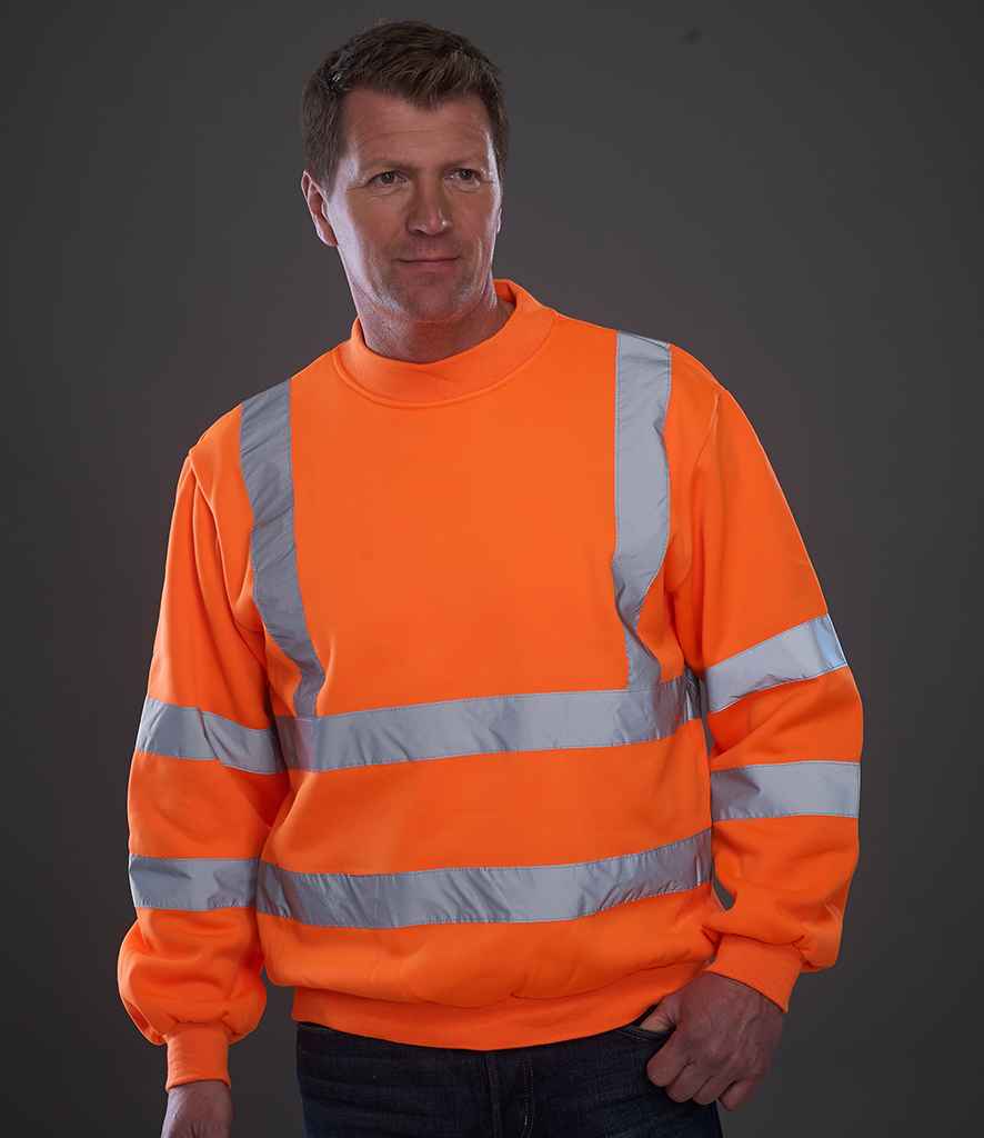 Yoko Hi-Vis Sweatshirt – High Visibility Safety Wear for Irish Businesses