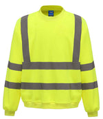 Yoko Hi-Vis Sweatshirt – High Visibility Safety Wear for Irish Businesses Yellow 3XL