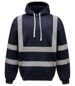 Yoko Hi-Vis Pull Over Hoodie – High Visibility Safety Hoodie for Irish Businesses Navy 3XL