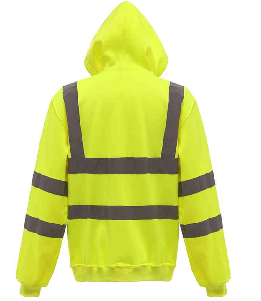 Yoko Hi-Vis Zip Hoodie – Reliable Safetywear for Irish Businesses