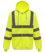 Yoko Hi-Vis Zip Hoodie – Reliable Safetywear for Irish Businesses Yellow 3XL