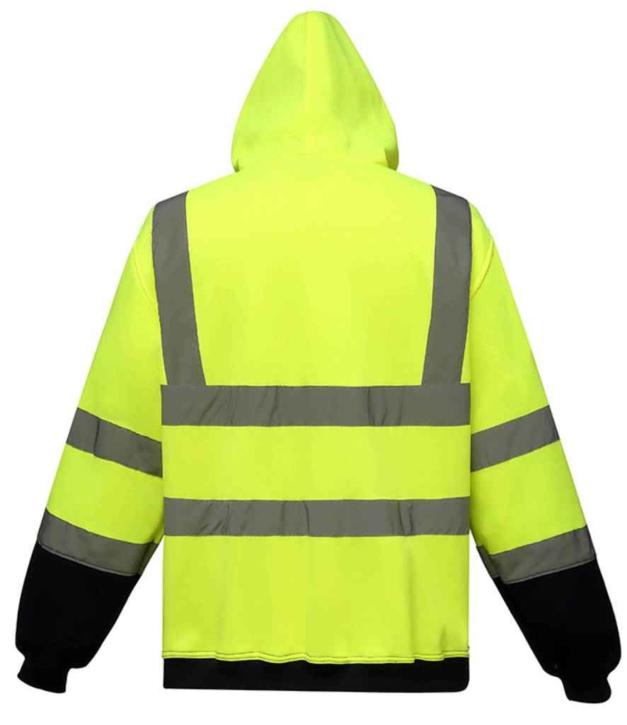 Yoko Hi-Vis Zip Hoodie – Reliable Safetywear for Irish Businesses