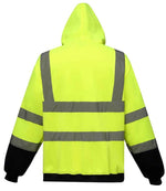 Yoko Hi-Vis Zip Hoodie – Reliable Safetywear for Irish Businesses