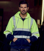 Yoko Hi-Vis Zip Hoodie – Reliable Safetywear for Irish Businesses