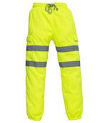 Yoko Hi-Vis Jog Pants – Durable Safety Workwear Yellow 3XL