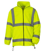 Yoko Hi-Vis Heavyweight Fleece Jacket – Durable Safetywear from Fou Tees Ireland Yellow 3XL