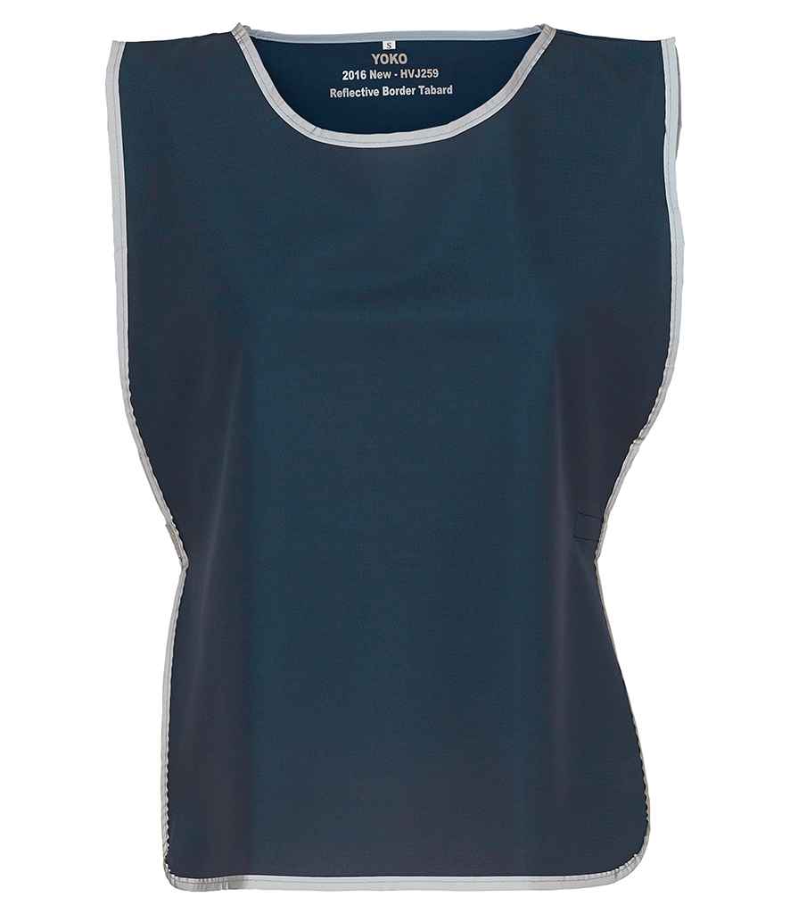 Yoko Hi-Vis Reflective Border Tabard – Durable High Visibility Safety Wear Navy L/XL