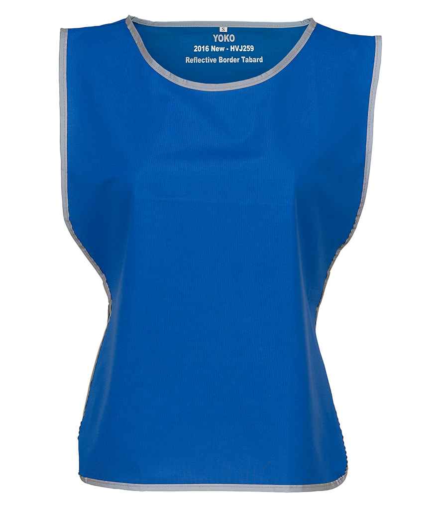 Yoko Hi-Vis Reflective Border Tabard – Durable High Visibility Safety Wear Royal Blue L/XL