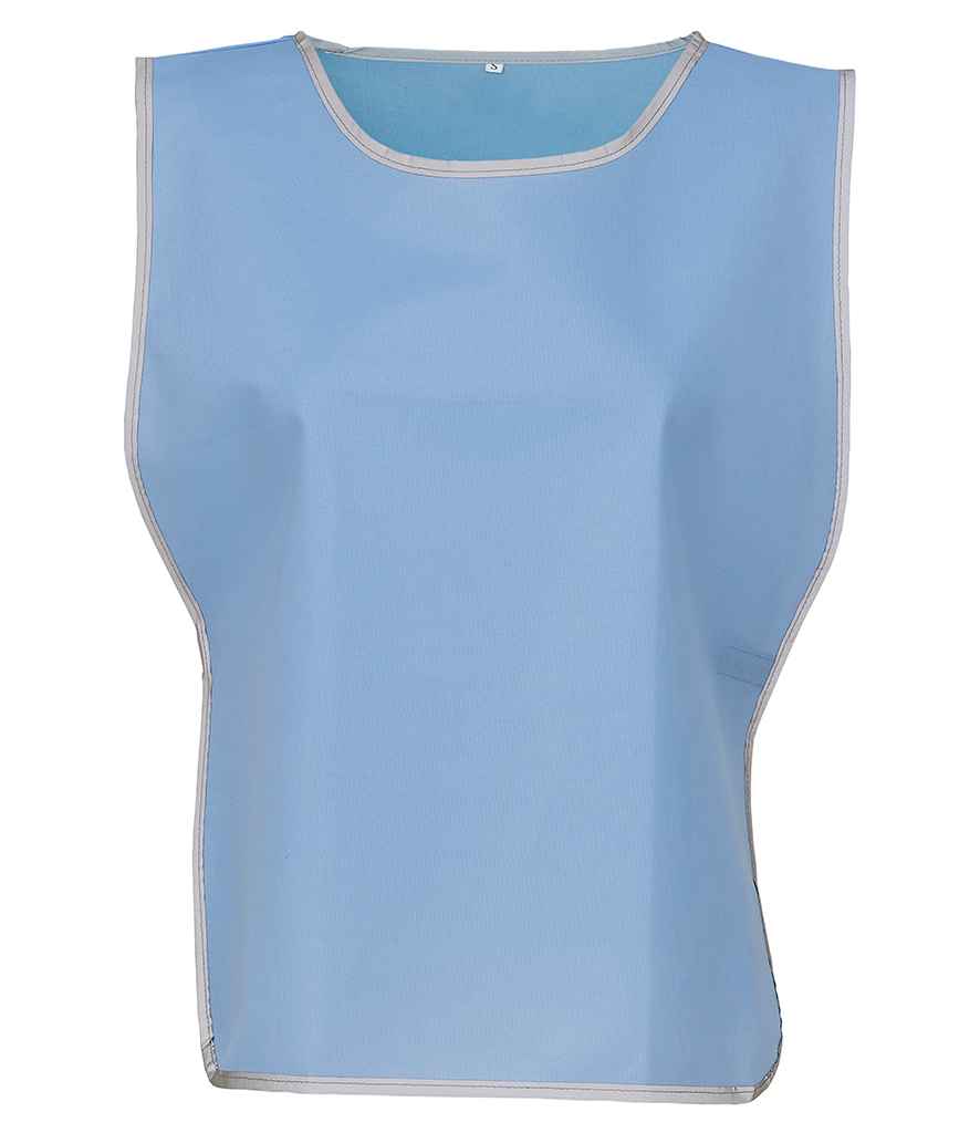 Yoko Hi-Vis Reflective Border Tabard – Durable High Visibility Safety Wear Sky Blue L/XL