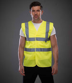 Yoko Top Cool Open Mesh Waistcoat – Lightweight Hi-Vis Safety Wear
