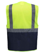 Hi-Vis Executive Waistcoat - Yoko Hi-Vis Top Cool Open Mesh Executive Waistcoat