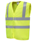 Yoko Hi-Vis Anti-Static Flame Retardant Waistcoat - Durable Safety Waistcoat from Fou Tees Ireland