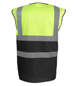 Yoko Two Tone Waistcoat – High Visibility Safety Waistcoat by YOKO