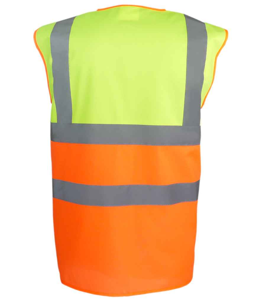 Yoko Two Tone Waistcoat – High Visibility Safety Waistcoat by YOKO