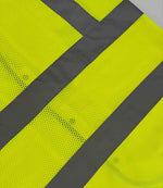 Yoko Superior Eco Mesh Button Waistcoat – Eco-Friendly Hi-Vis Safety Wear