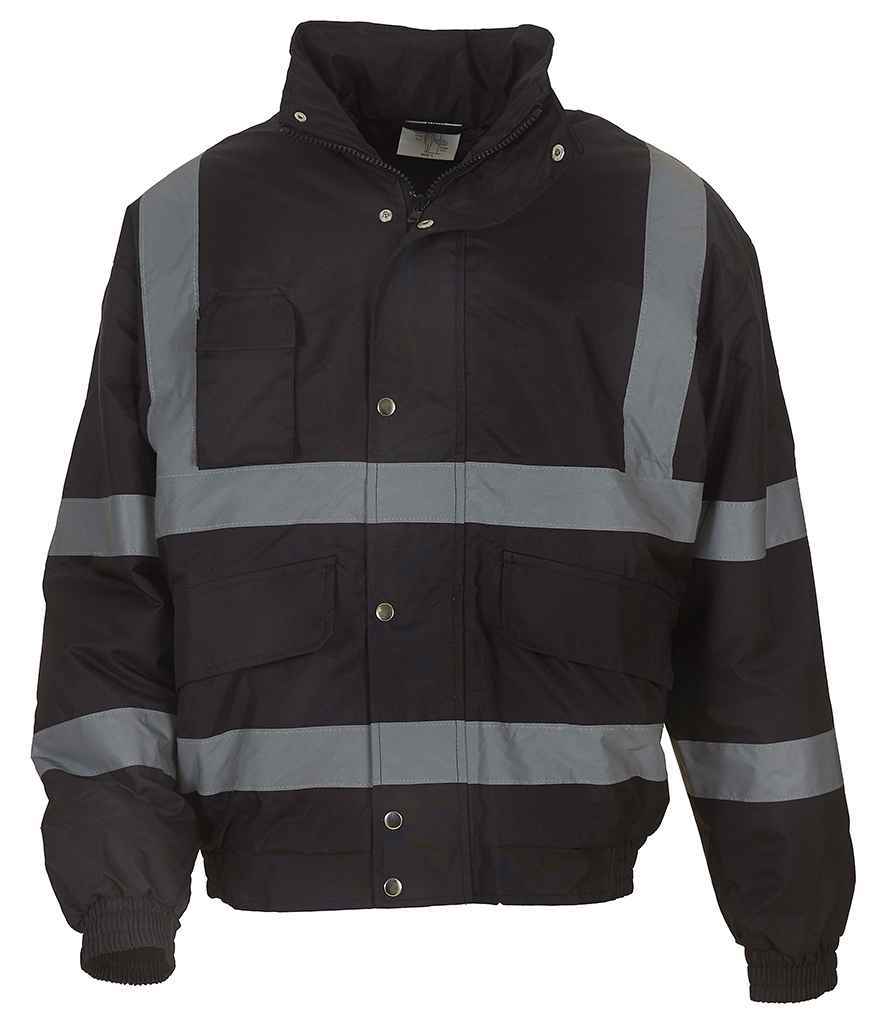 Yoko Hi-Vis Classic Bomber Jacket for Bulk Orders - Fou Tees Ireland