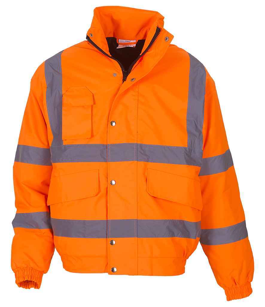Yoko Hi-Vis Classic Bomber Jacket for Bulk Orders - Fou Tees Ireland