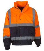 Yoko Hi-Vis Two Tone Bomber Jacket - Durable Safetywear for Irish Businesses