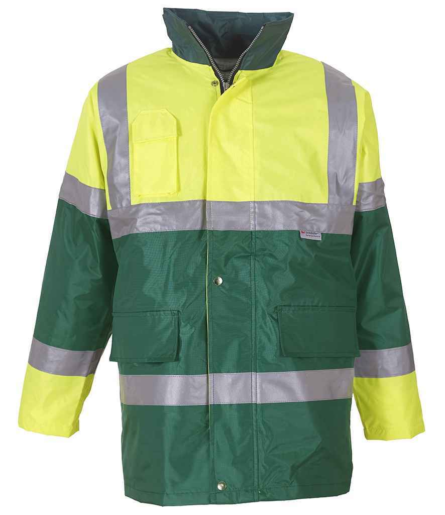 Yoko Hi-Vis Contrast Jacket for Bulk Orders in Ireland | Fou Tees