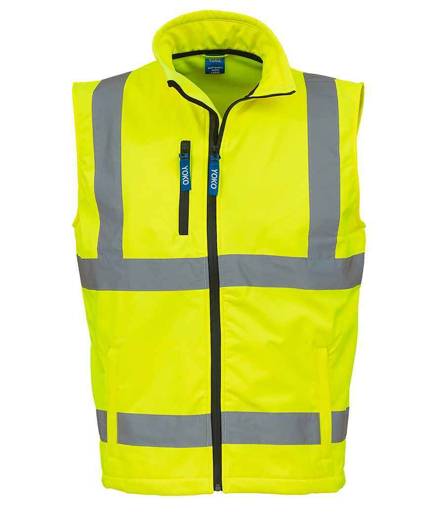 Yoko Hi-Vis Soft Shell Gilet - Durable Safetywear for Irish Businesses