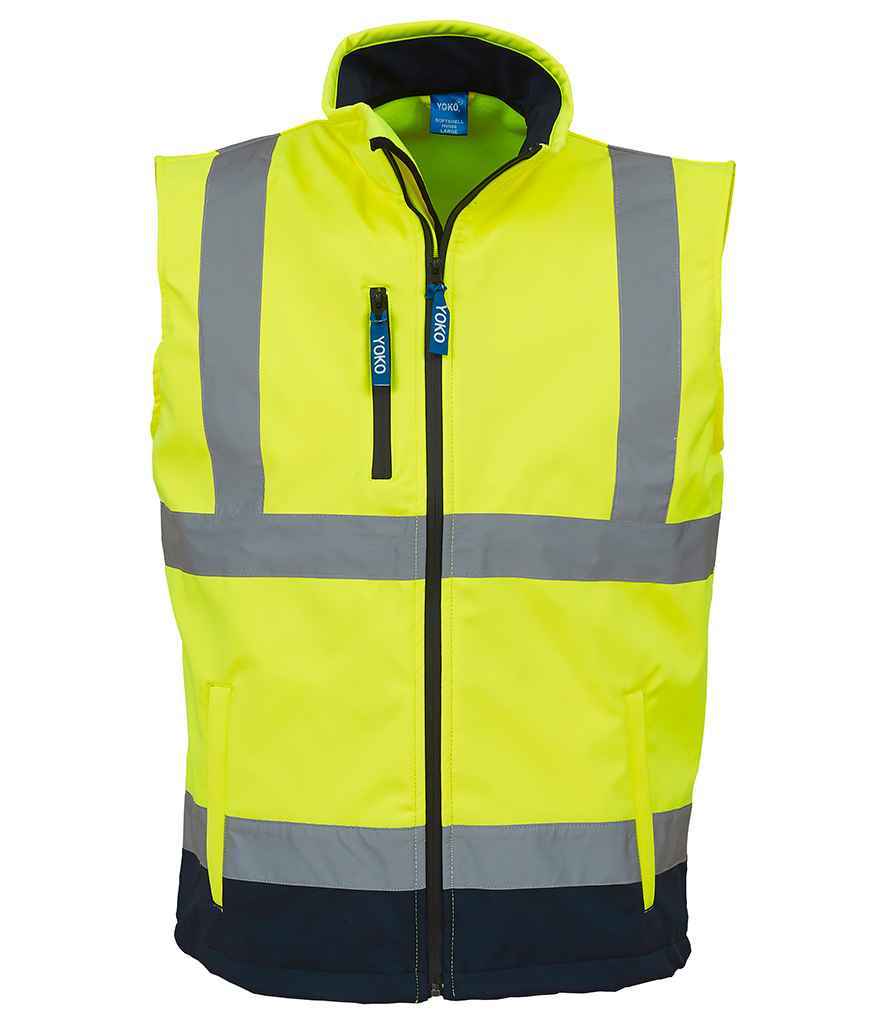 Yoko Hi-Vis Soft Shell Gilet - Durable Safetywear for Irish Businesses
