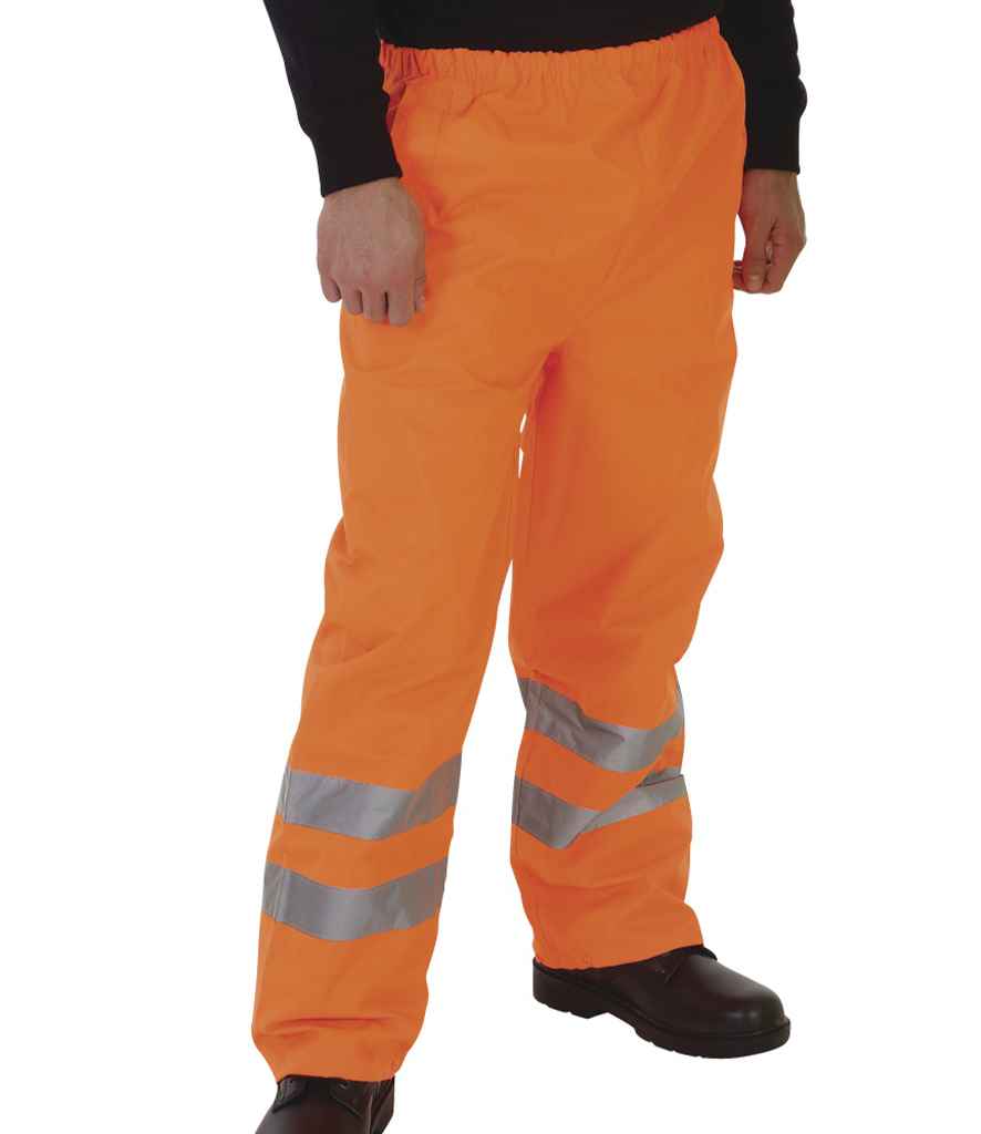 Yoko Hi-Vis Waterproof Overtrousers – Durable Safety Trousers for Outdoor Work