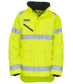 Yoko Fontaine Storm Jacket – Durable Hi-Vis Safety Jacket from Fou Tees Ireland Yellow 3XL