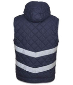 Yoko Hi-Vis Kensington Hooded Gilet – Durable Safety Gilet for Visibility and Comfort