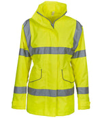 Yoko Ladies Hi-Vis Executive Jacket – High Visibility Safety Wear Yellow XXL