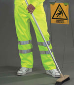 Hi-Vis work trousers - Yoko Hi-Vis Poly/Cotton Work Trousers Yellow 44/L